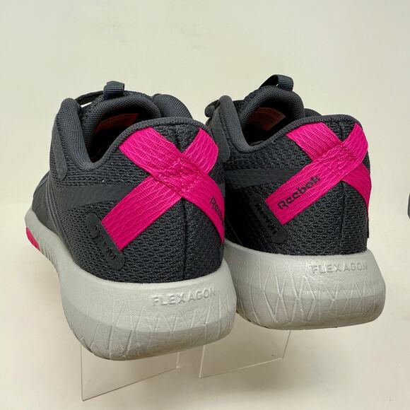 Reebok Flexagon Force 2.0 Training Shoes Womens 8 1/2 Gray Pink I.10.2 Comfy - Picture 5 of 13